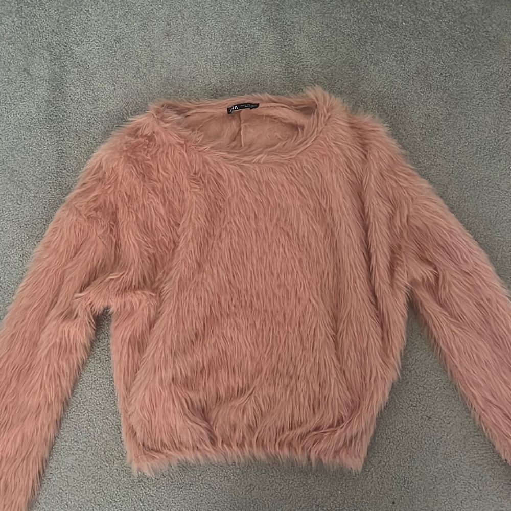 Zara feathered sweater